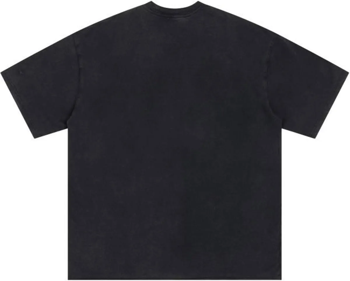 Men's Graphic Oversize Shirt Unisex Streetwear Casual Tunic Tops Loose Harajuku Aesthetic Tee Shirt