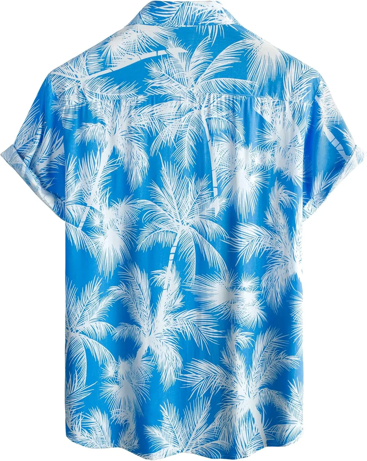 Mens Hawaiian Shirt Short Sleeve Button Down Tropical Shirts Casual Floral Summer Beach Shirt