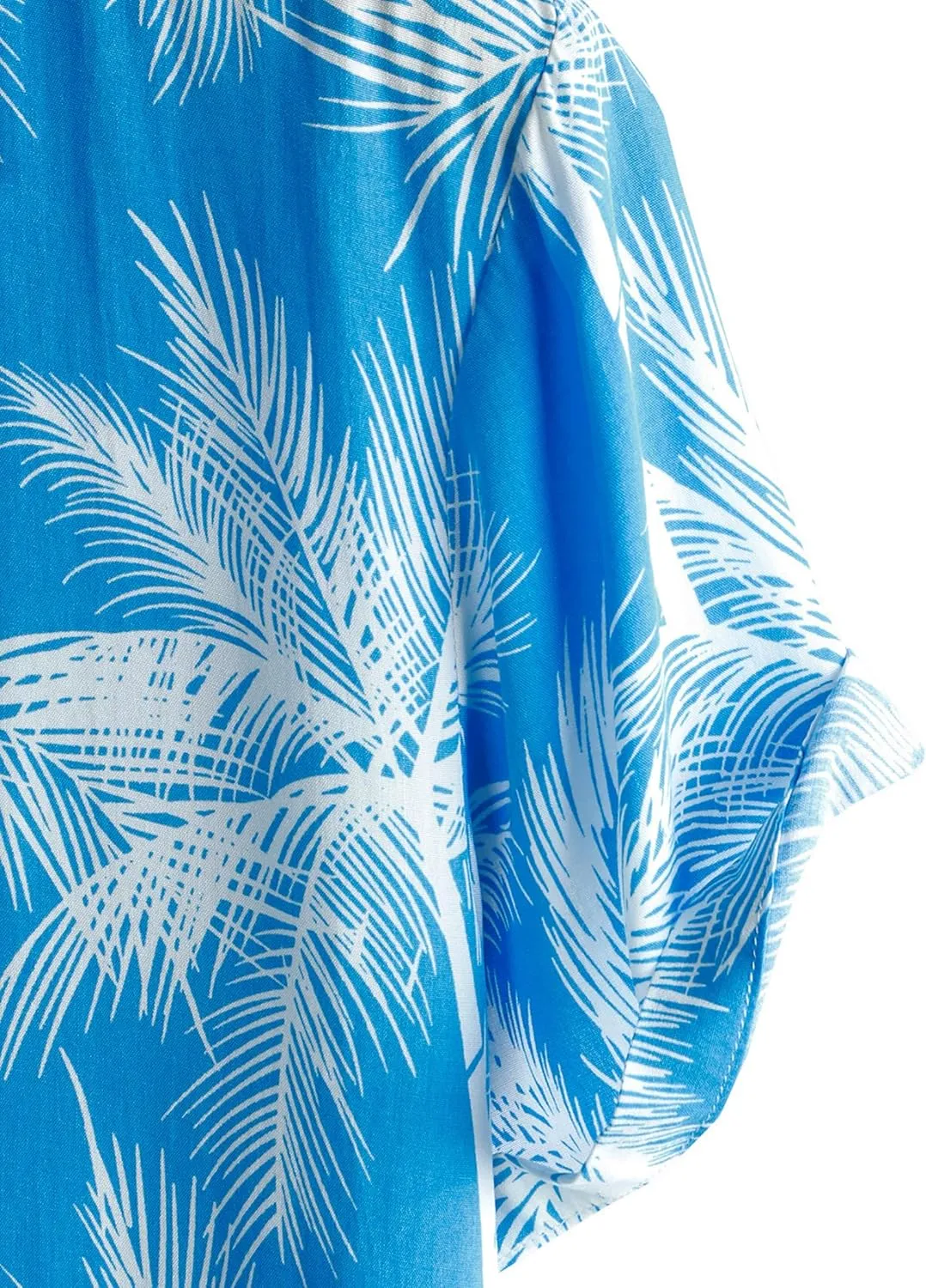 Mens Hawaiian Shirt Short Sleeve Button Down Tropical Shirts Casual Floral Summer Beach Shirt