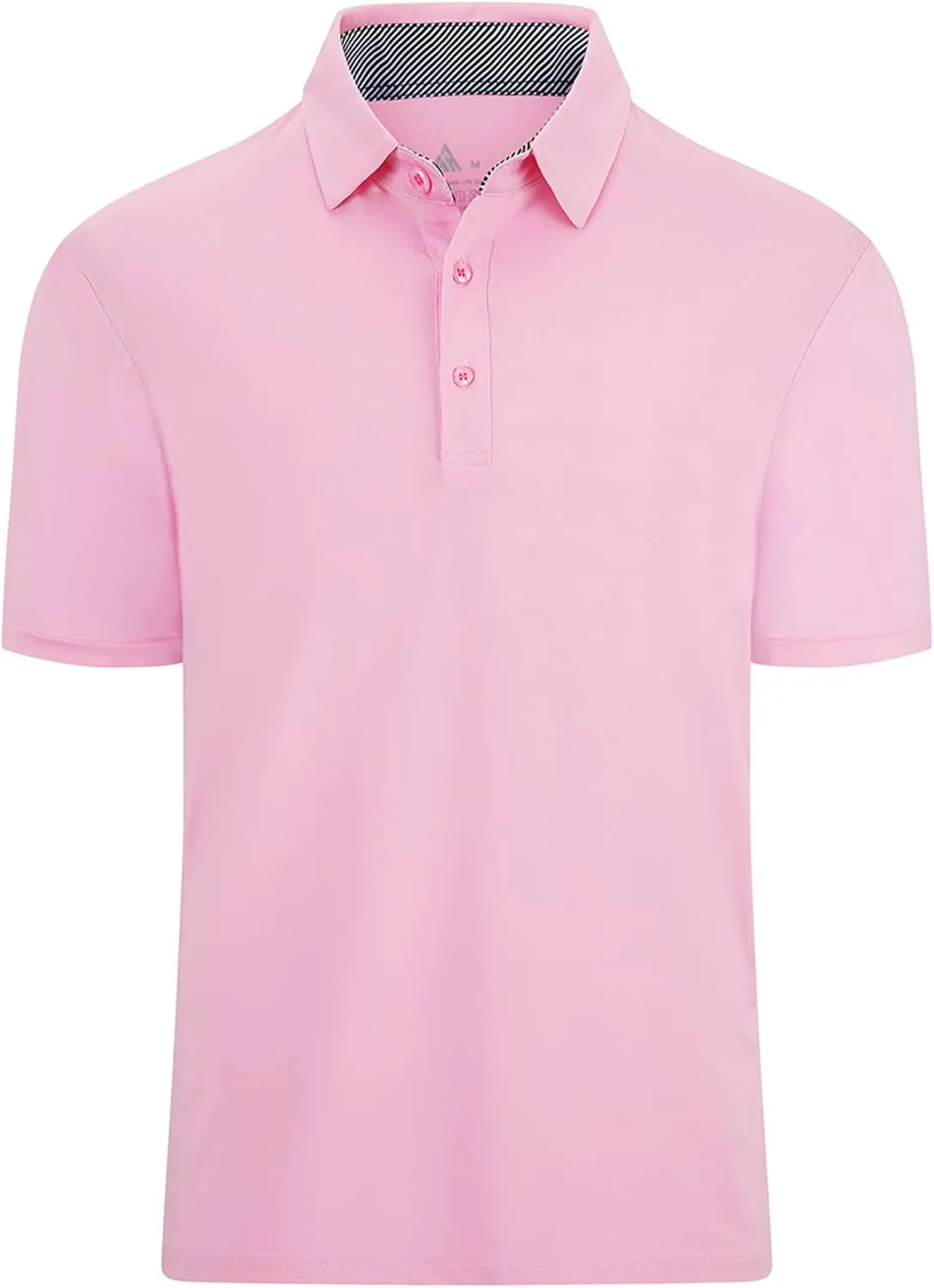 V VALANCH Mens Golf Polo Shirt Short Sleeve Performance Moisture-Wicking Cationic Shirt Casual Sports Tennis Shirt
