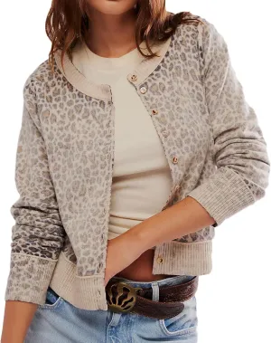 Women Button Down Crop Cardigan Y2k Long Sleeve Sweater Knitted Shirt Lightweight Outwear