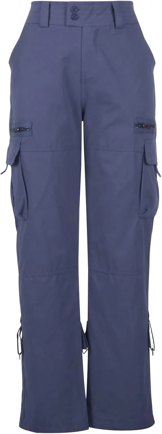 Womens Cargo Pants Fashion High Rise Y2K Parachute Pants Baggy Straight Wide Leg Trousers Streetwear with Pockets